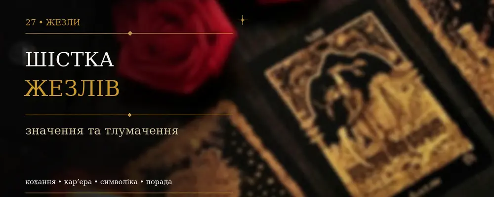Шестёрка Жезлов: значение карты Таро