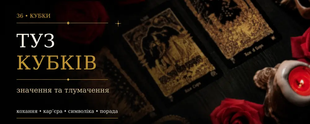 Туз Кубков: значение карты Таро