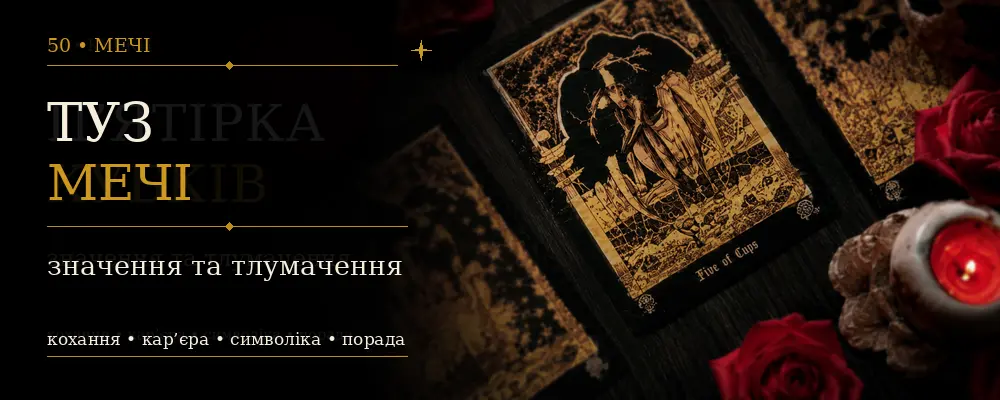 Туз Мечей: значение карты Таро