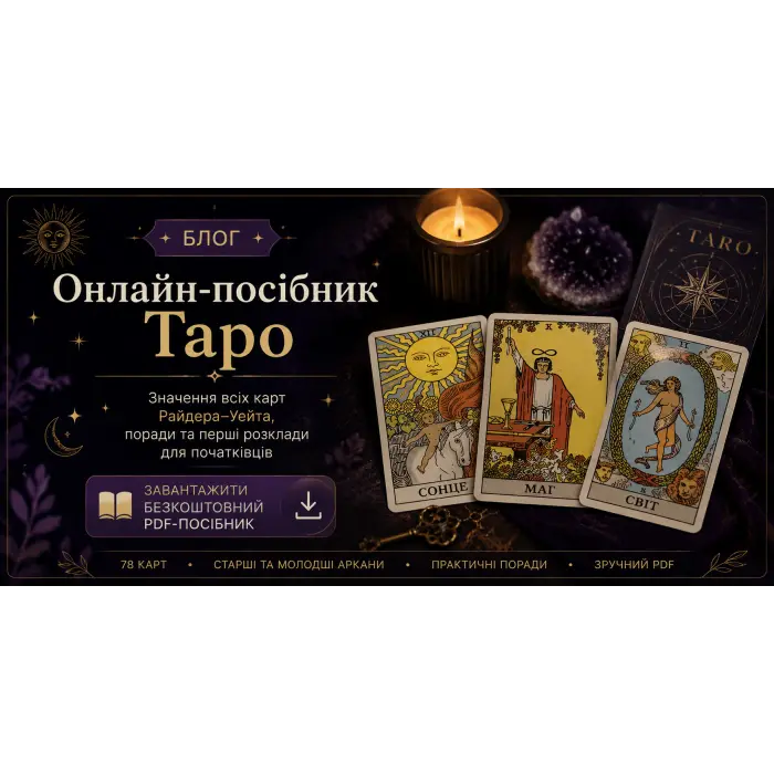 Онлайн-пособие по Таро для начинающих