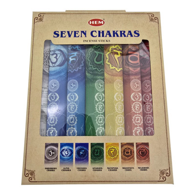 Набор пыльцевых благовоний - 7 Chakras, Масала HEM (7 Чакр)