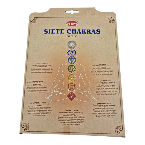 Набор пыльцевых благовоний - 7 Chakras, Масала HEM (7 Чакр)