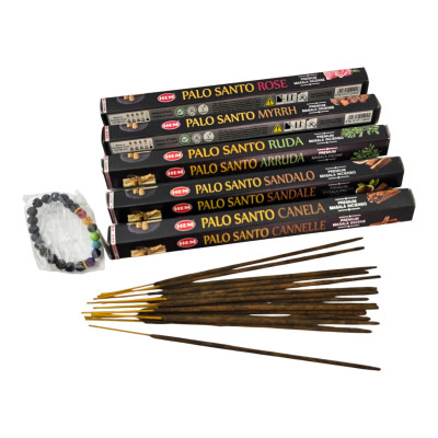 Набор пыльцевых благовоний - Smudging Indulgence Masala Gift Pack Palo Santo, Масала HEM