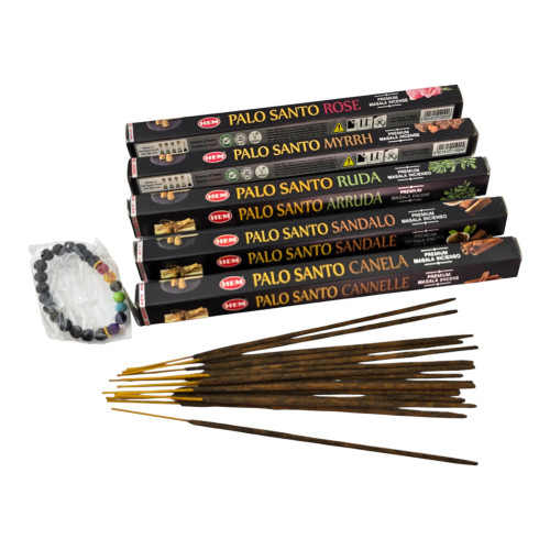 Набор пыльцевых благовоний - Smudging Indulgence Masala Gift Pack Palo Santo, Масала HEM
