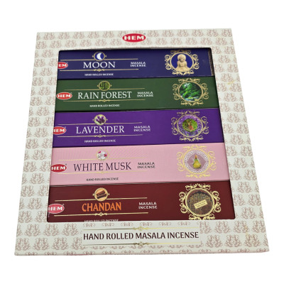 Набор пыльцевых благовоний - Hand Rolled Masala Incense, Масала HEM