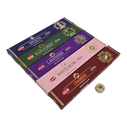 Набор пыльцевых благовоний - Hand Rolled Masala Incense, Масала HEM
