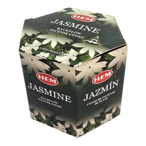 Арома-конусы с обратным потоком - Jasmine Backflow Dhoop Cones, HEM (Жасмин)