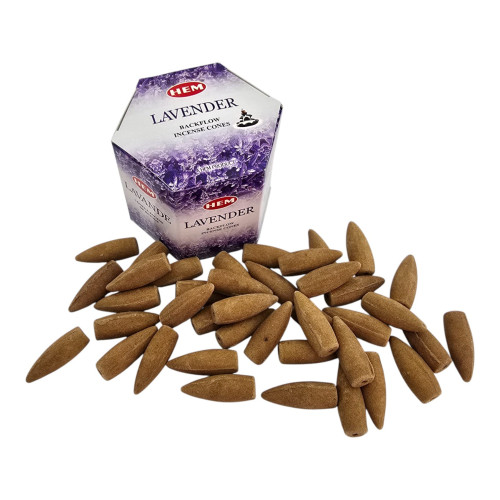 Арома-конусы с обратным потоком - Lavender Backflow Dhoop Cones, HEM (Лаванда)