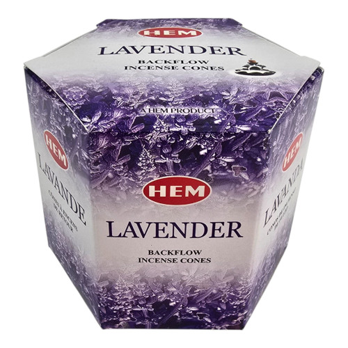Арома-конусы с обратным потоком - Lavender Backflow Dhoop Cones, HEM (Лаванда)