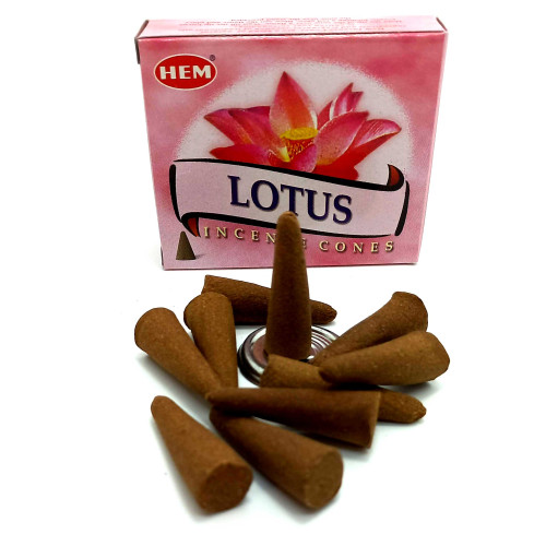 Арома-конусы - Lotus Dhoop Cones, HEM (Лотос)