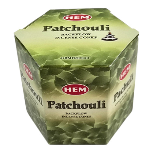 Арома-конусы с обратным потоком - Patchouli Backflow Dhoop Cones, HEM (Пачули)
