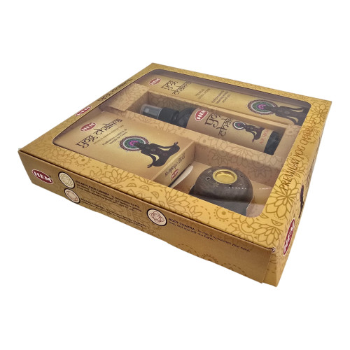 Набор пыльцевых благовоний - Premium Yog Chakra Set Masala Incense, Масала HEM