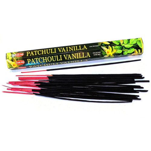Угольные благовония - Patchouli Vanilla, HEM (Пачули и ваниль)