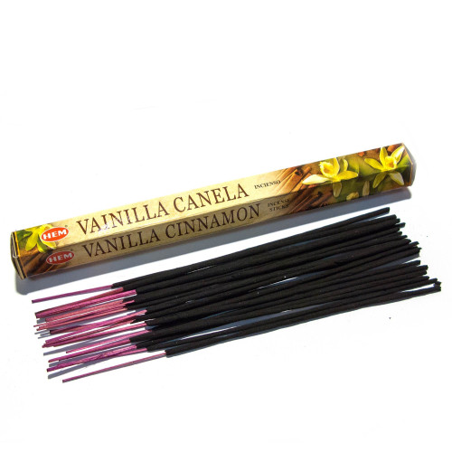 Угольные благовония - Vanilla Cinnamon, HEM (Ваниль и корица)