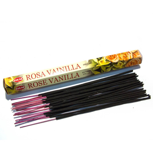 Угольные благовония - Vanilla Rose, HEM (Ваниль и роза)