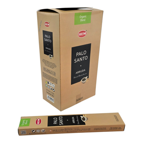 Пыльцевые благовония - Palo Santo Arruda Natural Masala Incense, Масала HEM (Пало санто и рута)