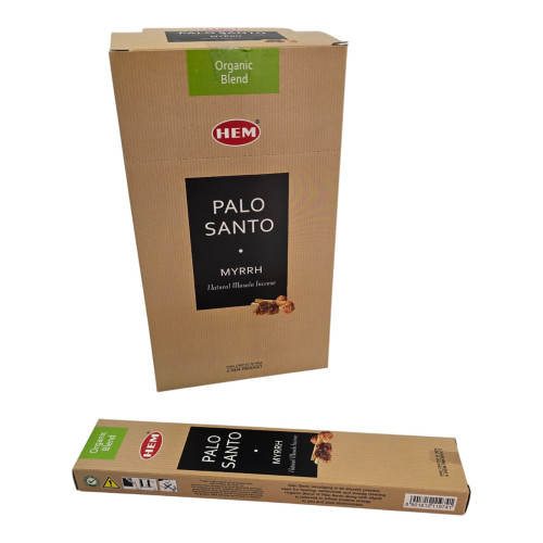Пыльцевые благовония - Palo Santo Myrrh Natural Masala Incense, Масала HEM (Пало санто и мирра)