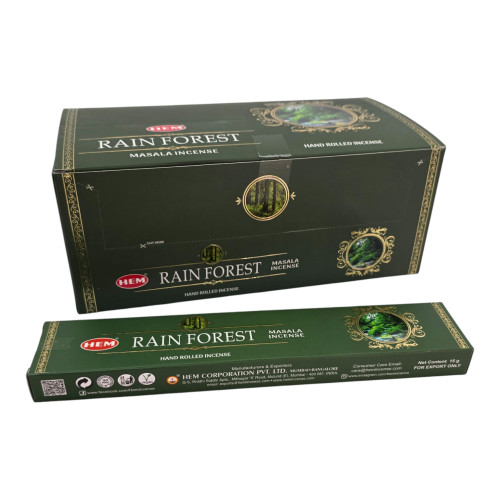 Пыльцевые благовония - Rain Forest Masala Incense, Масала HEM (Дождь в лесу)