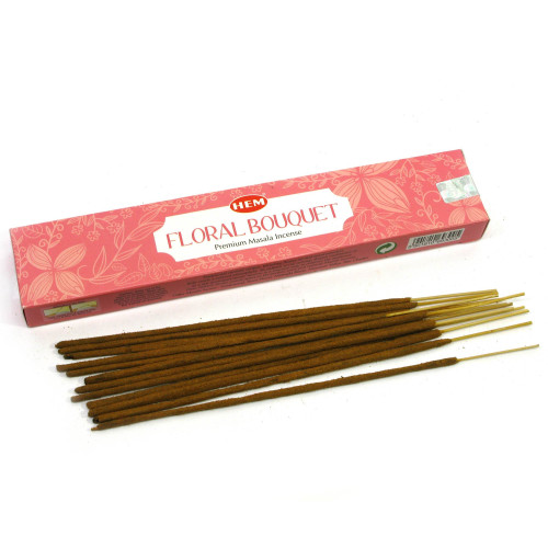 Пыльцевые благовония - Floral Bouquet Premium Masala Incense, Масала HEM (Букет цветов)