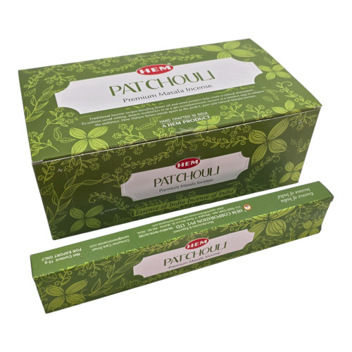 Пыльцевые благовония - Patchouli Premium Masala Incense, Масала HEM (Пачули)