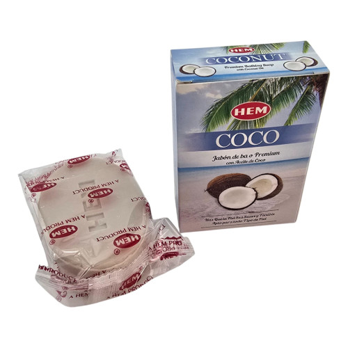 Туалетное мыло HEM Coconut (кокос), 100 г