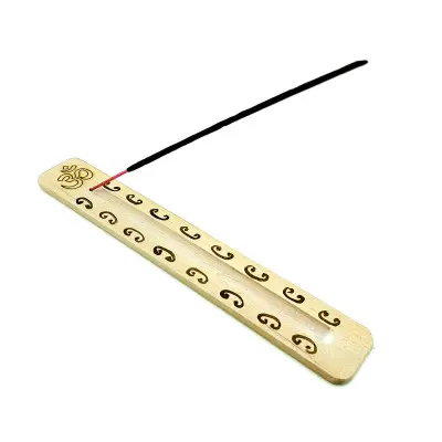 Підставка для пахощів "Ом" із дерева, слонова кістка