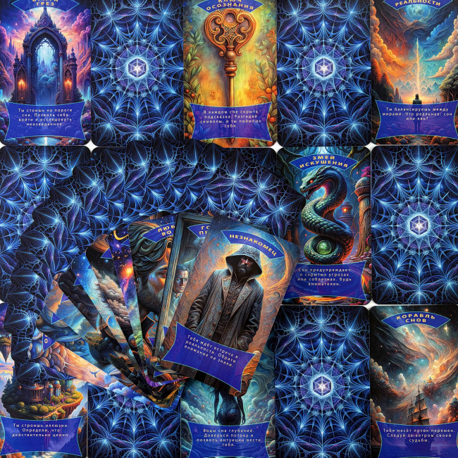 Карти Оракул - Сновидінь, Oracle of Dreams (Російська версія) Карти Оракул - Сновидінь, Oracle of Dreams (Російська версія)