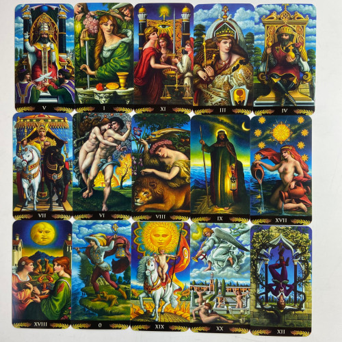 Карты Таро - Прерафаэлитов, Preraphaelite Tarot