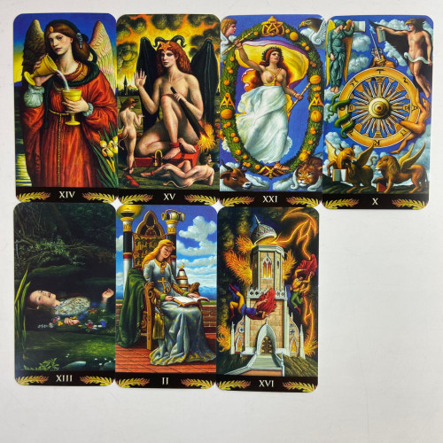 Карты Таро - Прерафаэлитов, Preraphaelite Tarot