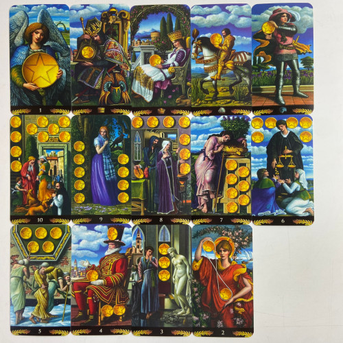 Карты Таро - Прерафаэлитов, Preraphaelite Tarot