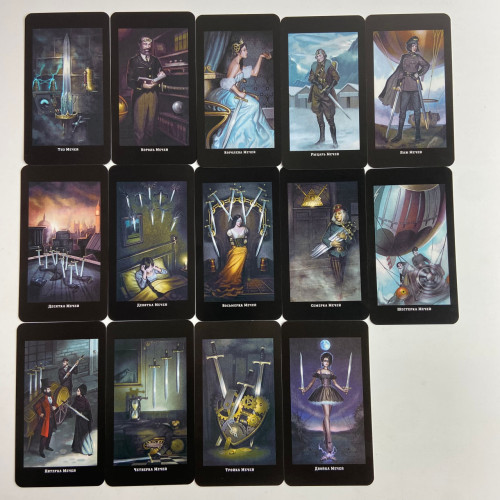 Подарочный набор таро - Викторианское, Steampunk Tarot, книга + карты Подарочный набор таро - Викторианское, Steampunk Tarot, книга + карты
