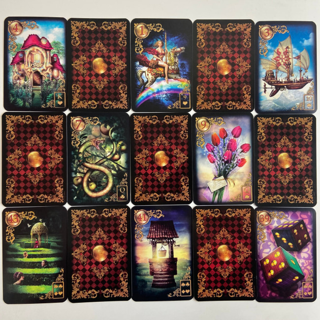 Карти Оракул - Золоті мрії Ленорман, Gilded Reverie Lenormand