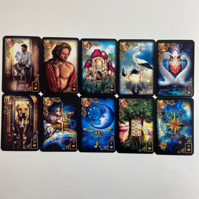 Карти Оракул - Золоті мрії Ленорман, Gilded Reverie Lenormand
