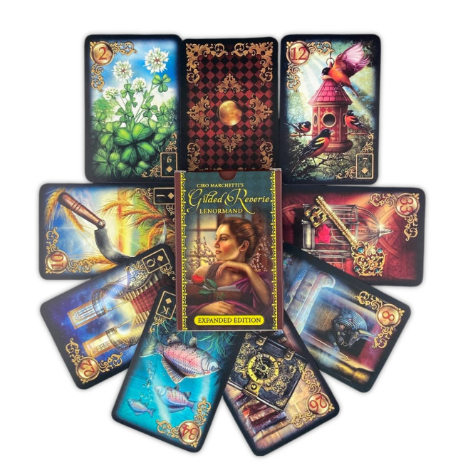 Карти Оракул - Золоті мрії Ленорман, Gilded Reverie Lenormand
