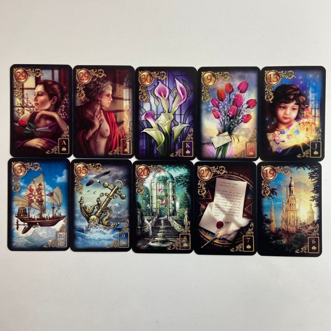 Карти Оракул - Золоті мрії Ленорман, Gilded Reverie Lenormand