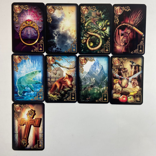 Карты Оракул - Золотые мечты Ленорман, Gilded Reverie Lenormand Карты Оракул - Золотые мечты Ленорман, Gilded Reverie Lenormand