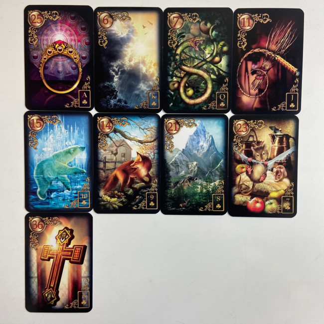 Карти Оракул - Золоті мрії Ленорман, Gilded Reverie Lenormand