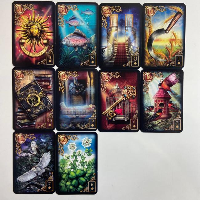 Карти Оракул - Золоті мрії Ленорман, Gilded Reverie Lenormand