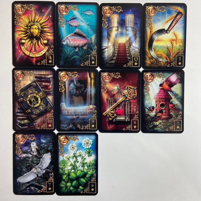 Карти Оракул - Золоті мрії Ленорман, Gilded Reverie Lenormand