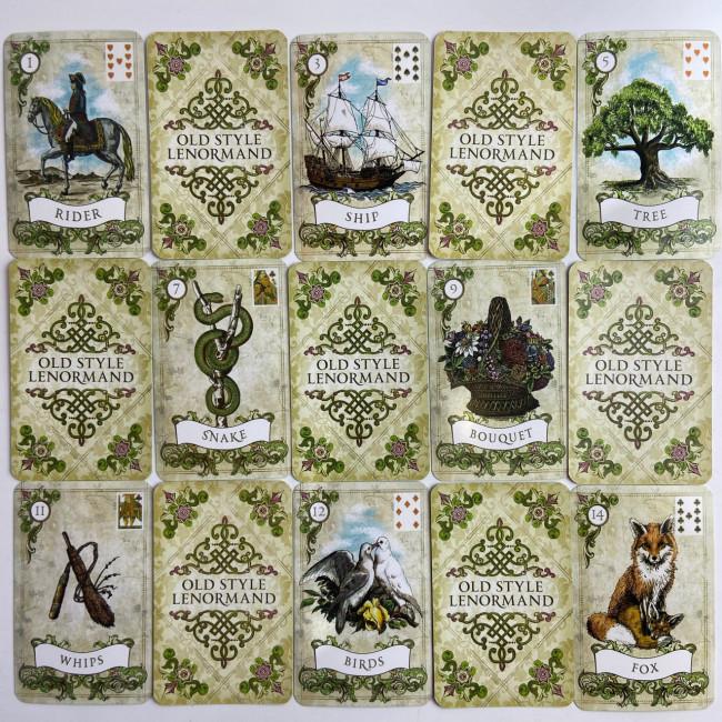 Карти Ленорман «Старий стиль» (Old Style Lenormand), 38 карт Карти Ленорман «Старий стиль» (Old Style Lenormand), 38 карт
