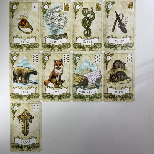 Карты Оракул - Старый стиль Ленорман, Old Style Lenormand
