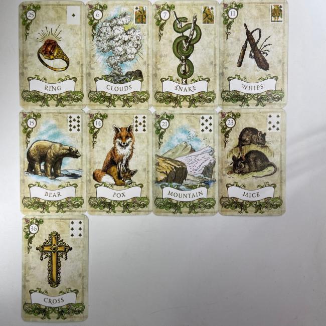 Карти Ленорман «Старий стиль» (Old Style Lenormand), 38 карт Карти Ленорман «Старий стиль» (Old Style Lenormand), 38 карт