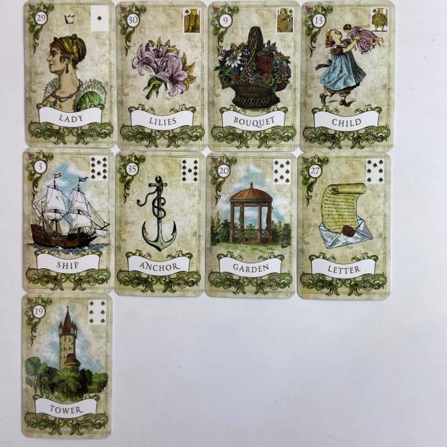 Карти Ленорман «Старий стиль» (Old Style Lenormand), 38 карт Карти Ленорман «Старий стиль» (Old Style Lenormand), 38 карт