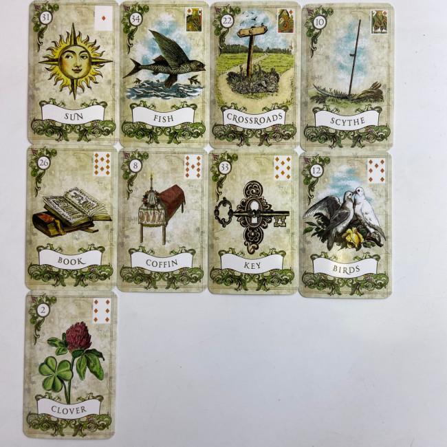 Карти Ленорман «Старий стиль» (Old Style Lenormand), 38 карт Карти Ленорман «Старий стиль» (Old Style Lenormand), 38 карт