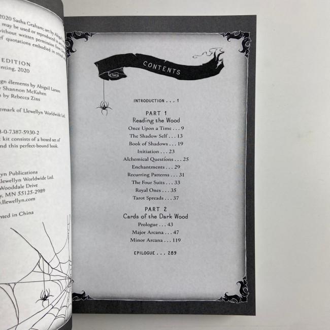 Подарунковий набір таро - Темного лісу, Dark Wood Tarot, книга + карти