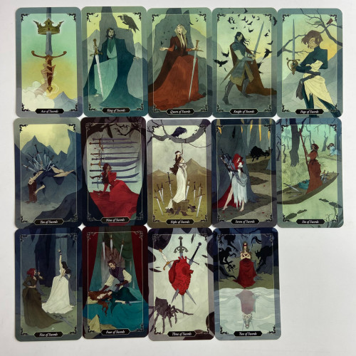 Подарунковий набір таро - Темного лісу, Dark Wood Tarot, книга + карти Подарунковий набір таро - Темного лісу, Dark Wood Tarot, книга + карти