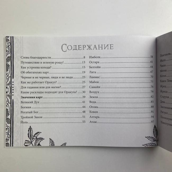 Подарочный набор таро - Виккансикй оракул теней, книга + карты