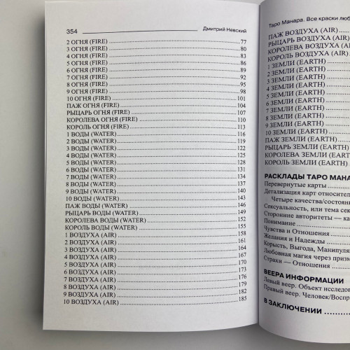 Комплект таро - Манара, две книги + карты