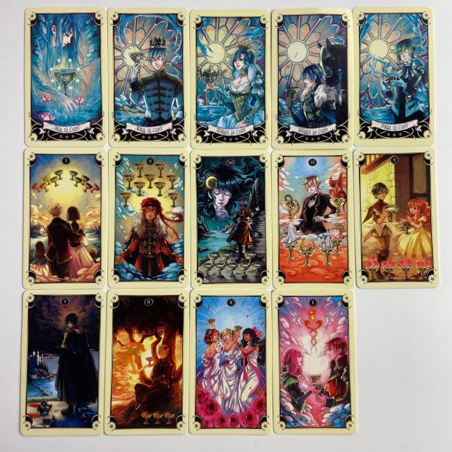 Карти Таро - Містичні карти Манга, зменшена (Mystical Manga Tarot)
