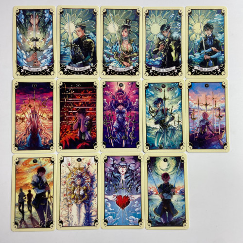 Карты Таро - Мистические карты Манга, уменьшенная (Mystical Manga Tarot) Карты Таро - Мистические карты Манга, уменьшенная (Mystical Manga Tarot)
